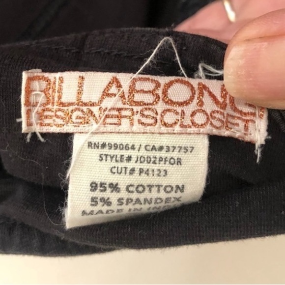 Billabong Designer Closet  size medium black strapless mini dress with stretch - Picture 8 of 8